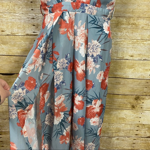 J’Atiste by Amy long line pants jumper romper floral print size medium - Picture 13 of 16